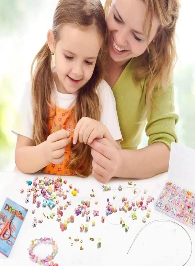 MAGHROLA Jewellery Making Kits for Children | Alphabet DIY Pop Colorfull Clay Beads Set for Friendship Necklace Earring Girls (Multi) - Image 5